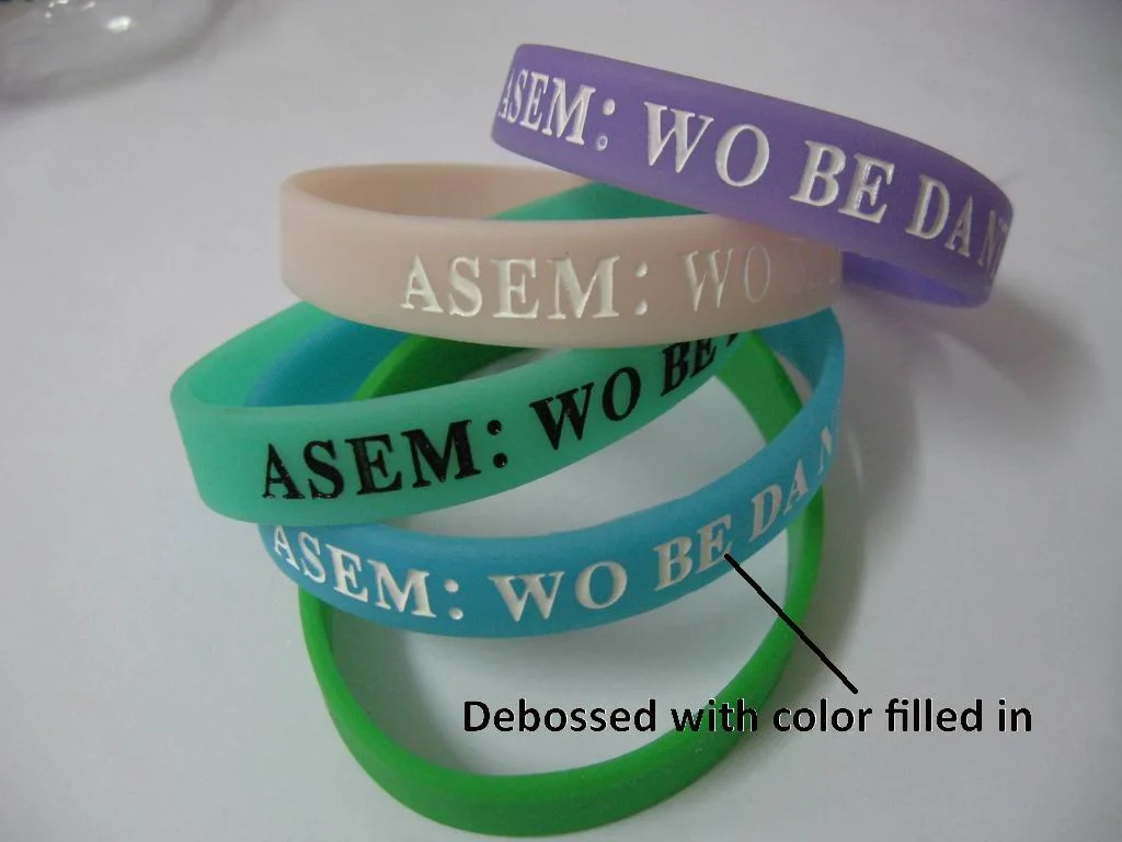 Solid Color Silicone Braceletfor Men and Women Activities Soft Rubber Bracelet