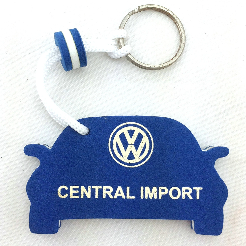 Promotion Custom Printing Your Logo Floating EVA Foam Fish Shape Keychain, Floating Key Ring Custom Shape and Design