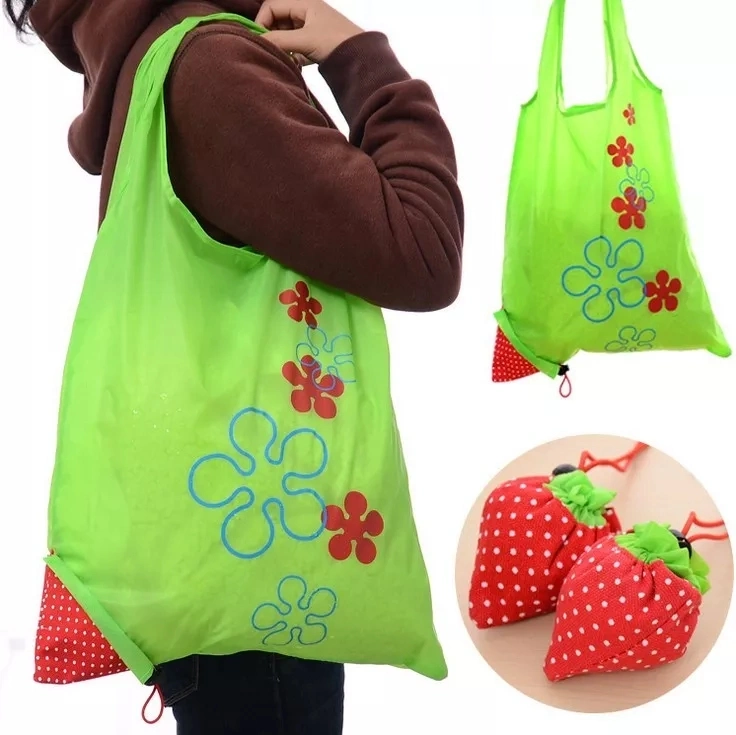 Custom Logo Polyester Tote Bag, Promotional Foldable Shopping Bag