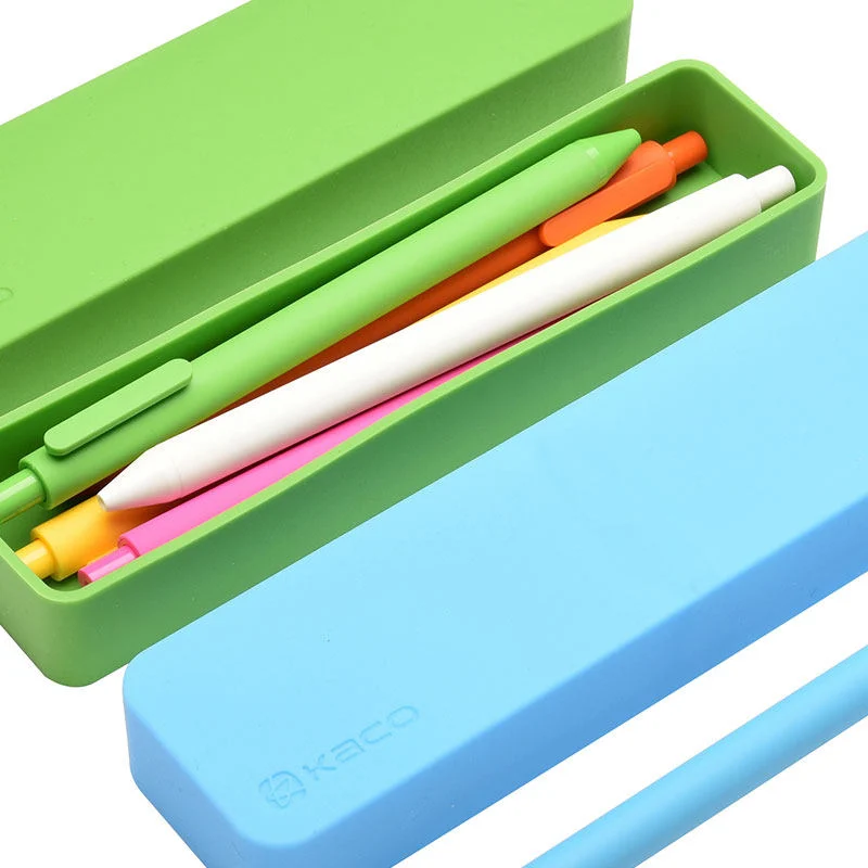 Creative Wholesale Colorful Pencil Bag Silicone School Pencil Cases