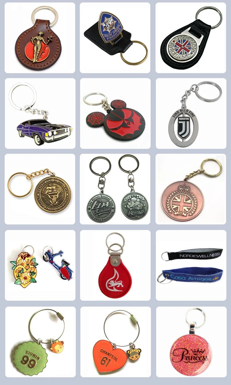 Factory Price Custom 2D/3D Soft PVC Key Chains for Promotion Gift