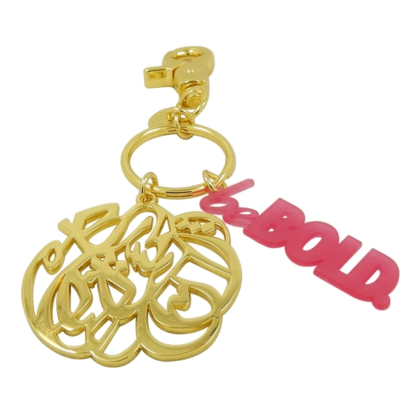 Enamel Letter G Charms Keychain Souvenir Wholesale Engraved Metal Keychains