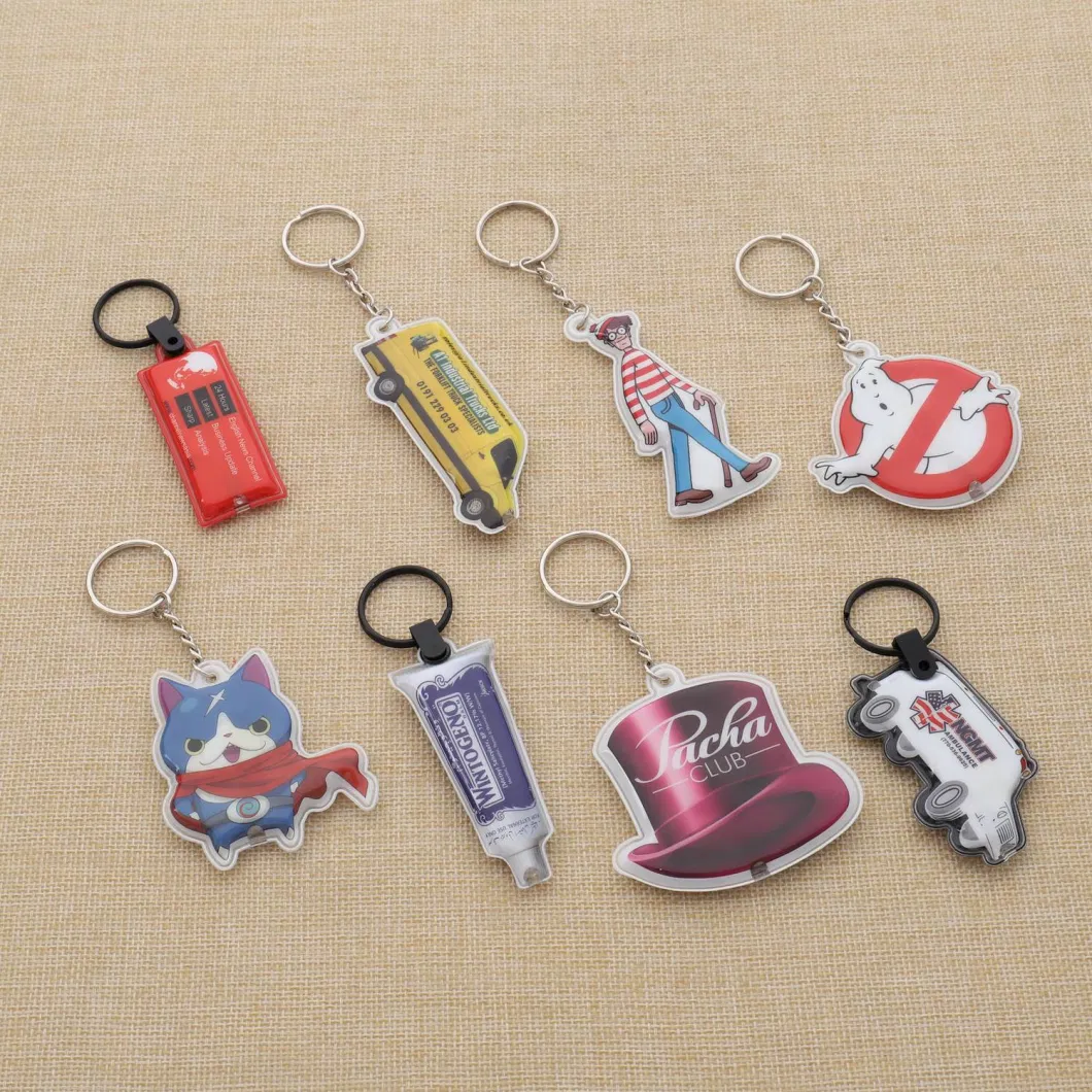 Customized Trolly Coin Metal Keychain