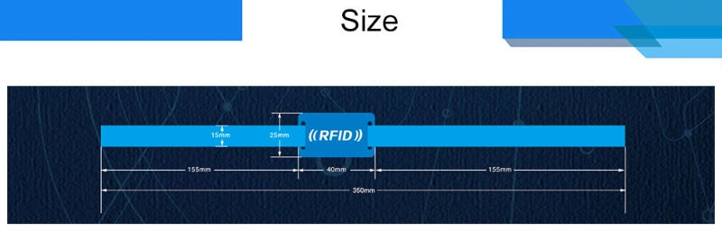 Wholesale RFID Woven Wristband Ultralight C NFC Ticket for Event/Payment