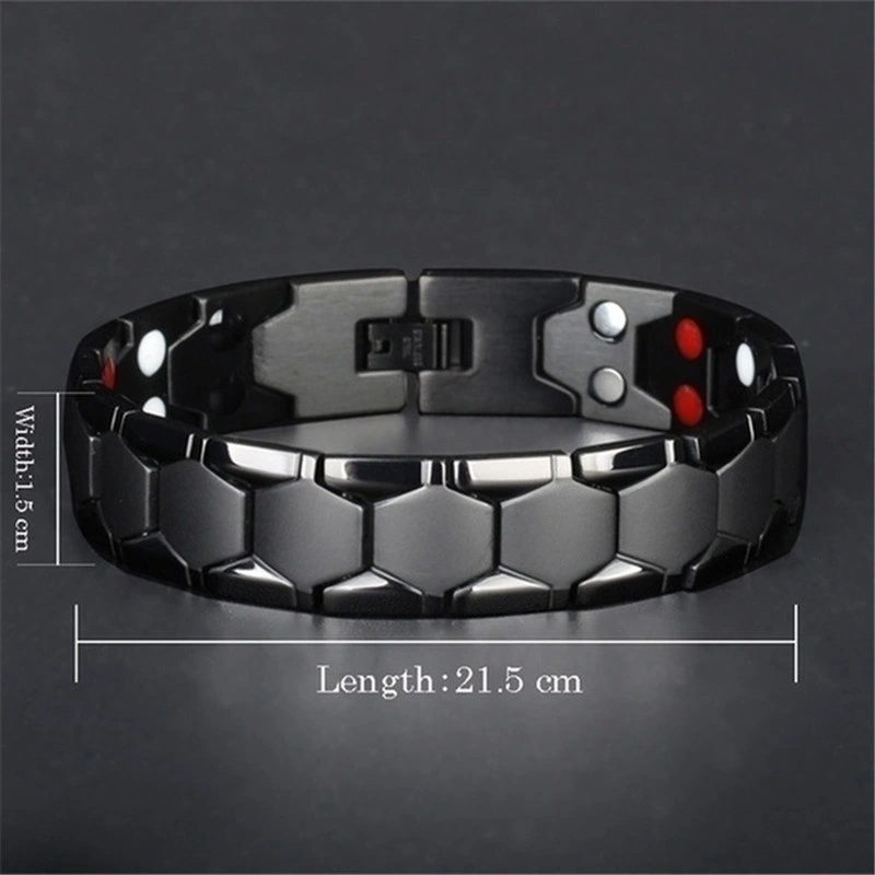 3 in 1 Health Energy Bangle Arthritis Twisted Magnetic Bracelet Male Gift Power Therapy Magnets Men Bracelet