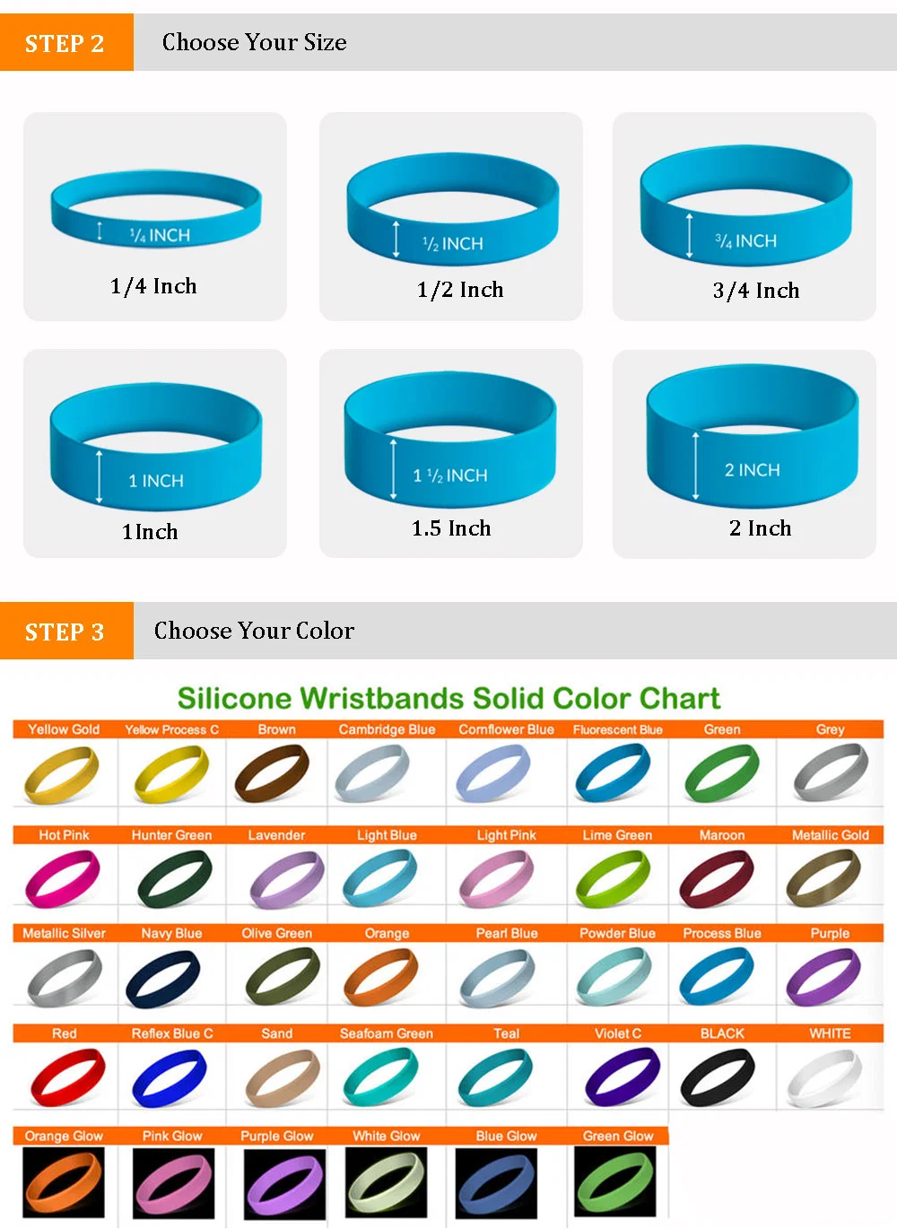 Professional Customized Printed Silicone Rubber Bracelets for Activity