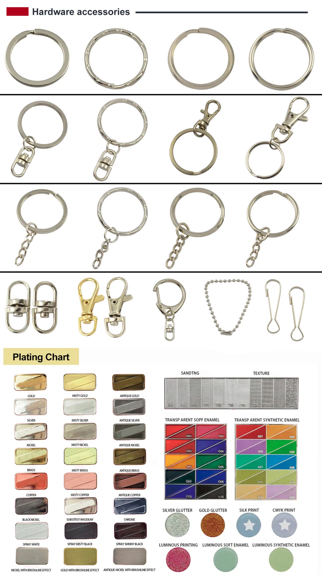 Custom Cheap Promotion Felt Fabric Embroidered Keychain