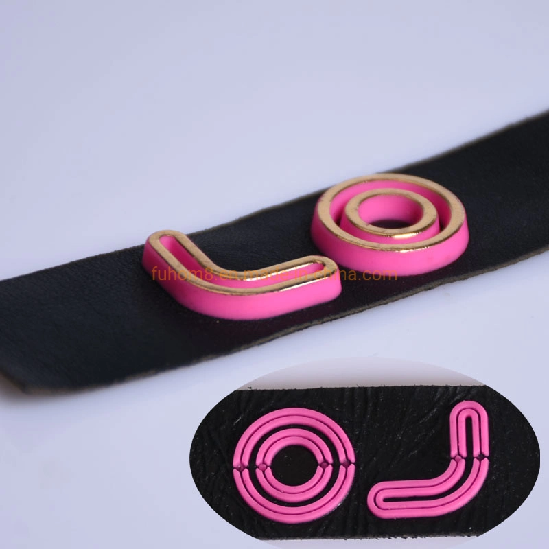 Custom Personalized Injection-Molded Rubber Plastic Logo Leather Label