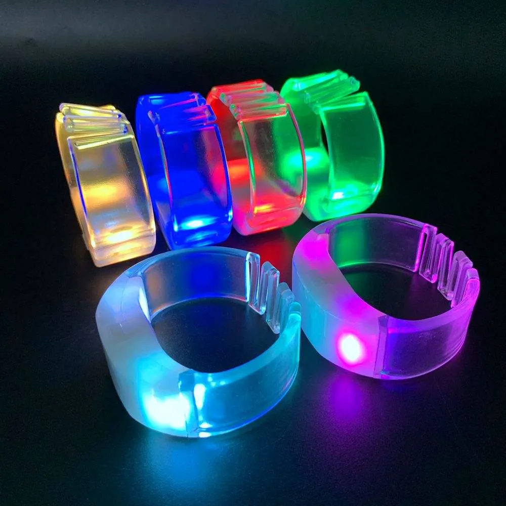 Wedding Lights Christmas Lights Festival Party Remote Control Silicone LED Bracelet