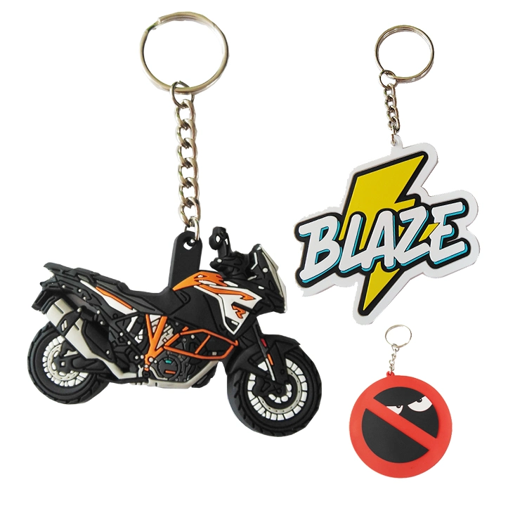 Factory Price Custom 2D/3D Soft PVC Key Chains for Promotion Gift