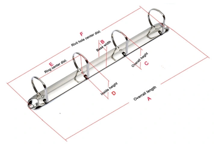 Manufacturer for Ring Binder Mechanism Binding Ring Clips