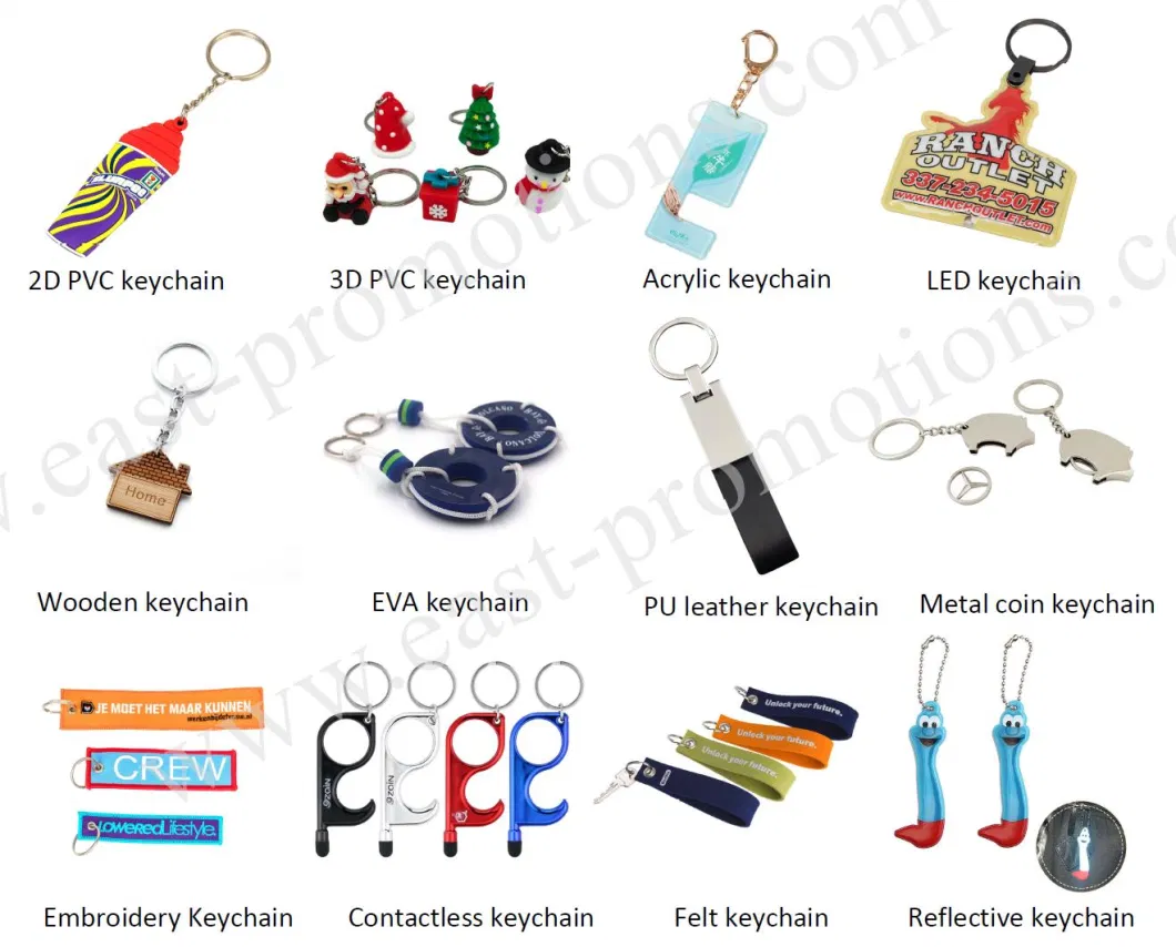 Custom Promotional EVA Foam Keychain, Floating Key Chain for Souvenir