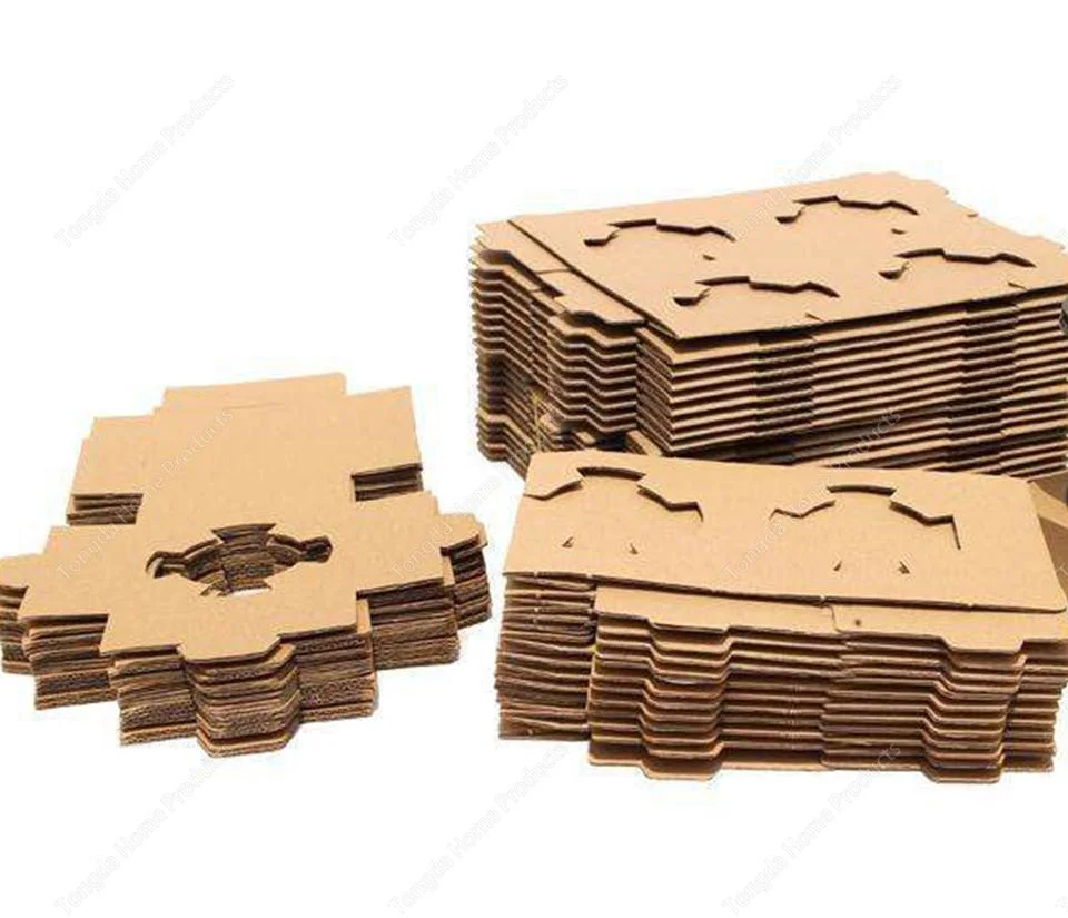 1/2/4 Pack Kraft Paper Holder Customized Milk Tea Coffee Paper Disposable Cup Holder Packaging