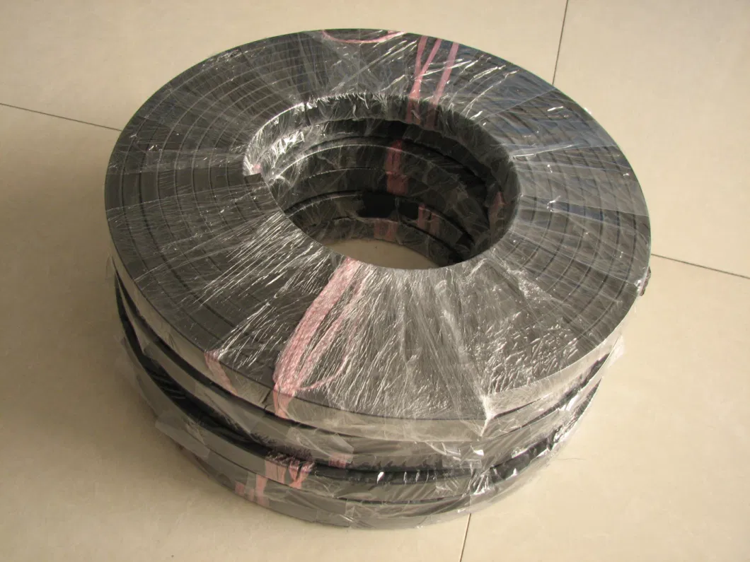 Black FKM Cord, Fluorubber Cord Made with 100% Virgin Fluorubber Rubber Without Smell