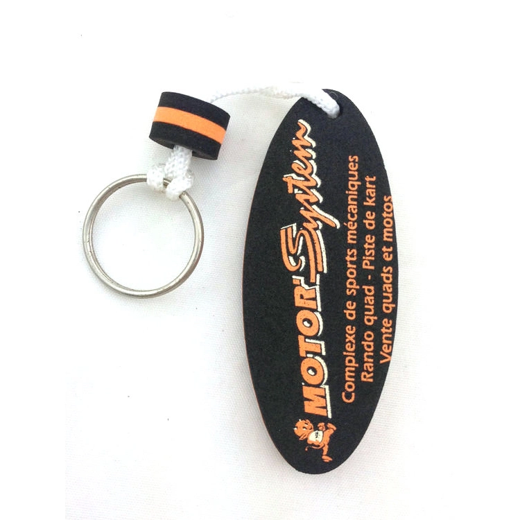 Orange Heart Keyrings Keychain Floating Several Keys Premium EVA Croc Keychain EVA Foam Key Chain Floating Keychain