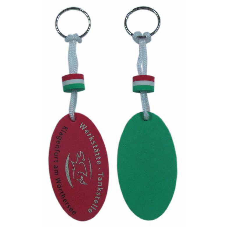 Promotion Custom Printing Your Logo Floating EVA Foam Fish Shape Keychain, Floating Key Ring Custom Shape and Design