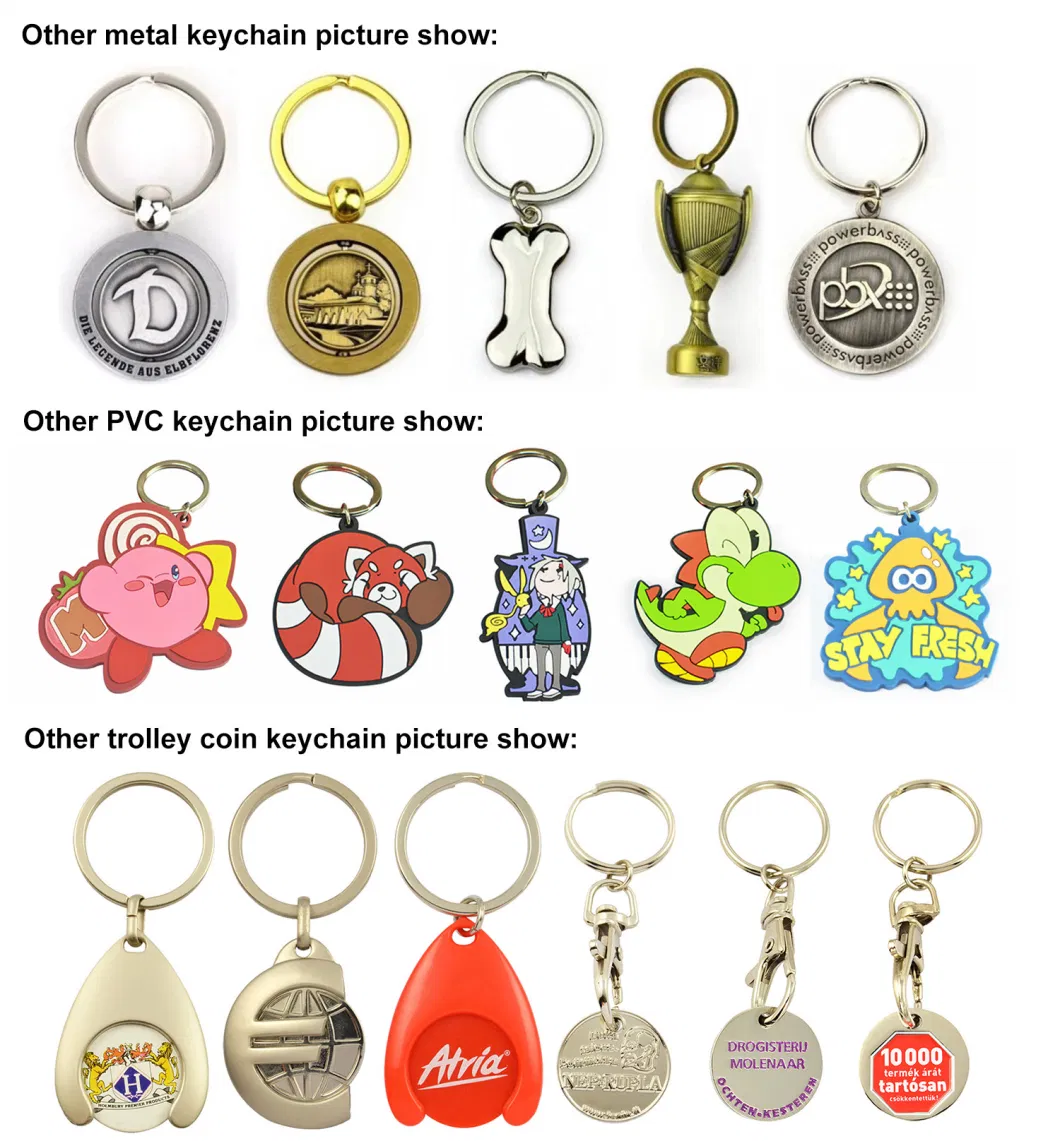 Custom Cheap Promotion Felt Fabric Embroidered Keychain