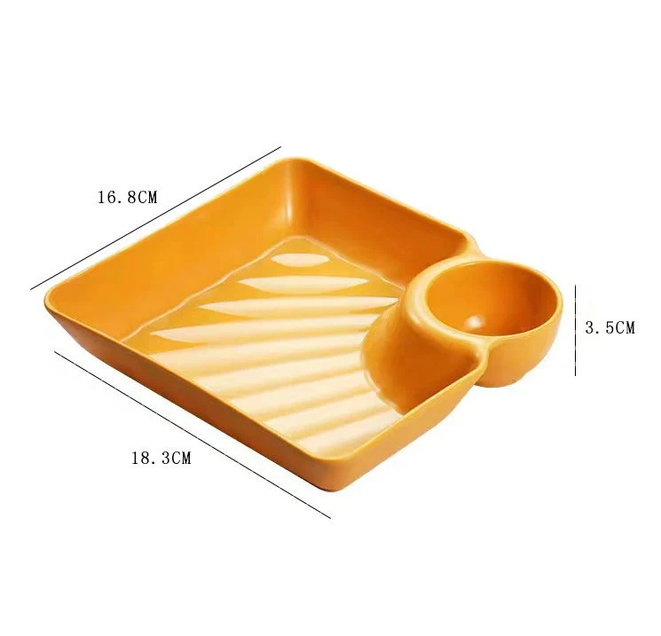 Reusable Plastic Dish Plates Built in Cup Holder Tailgating BBQ Camping Picnics