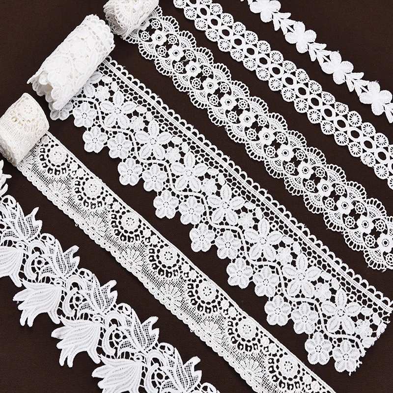 New Style Eylet Nice Beaded Embroidery Bridal Lace for Fabric Fashion