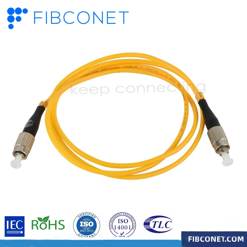 FTTH Sc LC FC-FC 3.0/2.0 Sm mm Sx Fiber Optic FC Patch Cord with LSZH/PVC Material