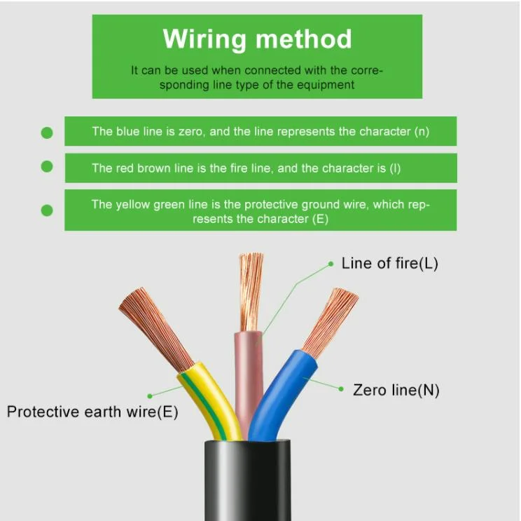 PVC Material IEC 60320 C13 to C14 10A 15A Male to Female AC Power Cord with Au EU Us UK Plugs