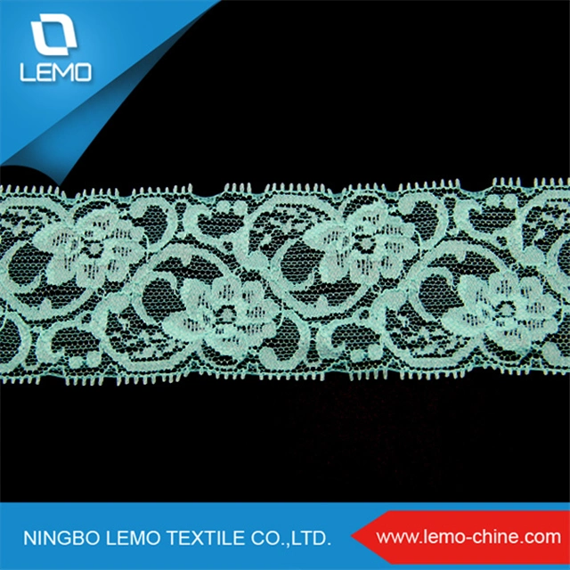 Rayon Nylon Spandex Stretch Tricot Lace Trim