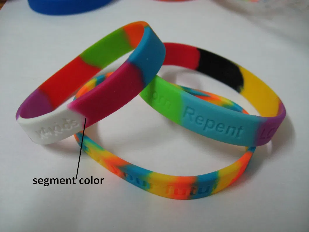 Solid Color Silicone Braceletfor Men and Women Activities Soft Rubber Bracelet