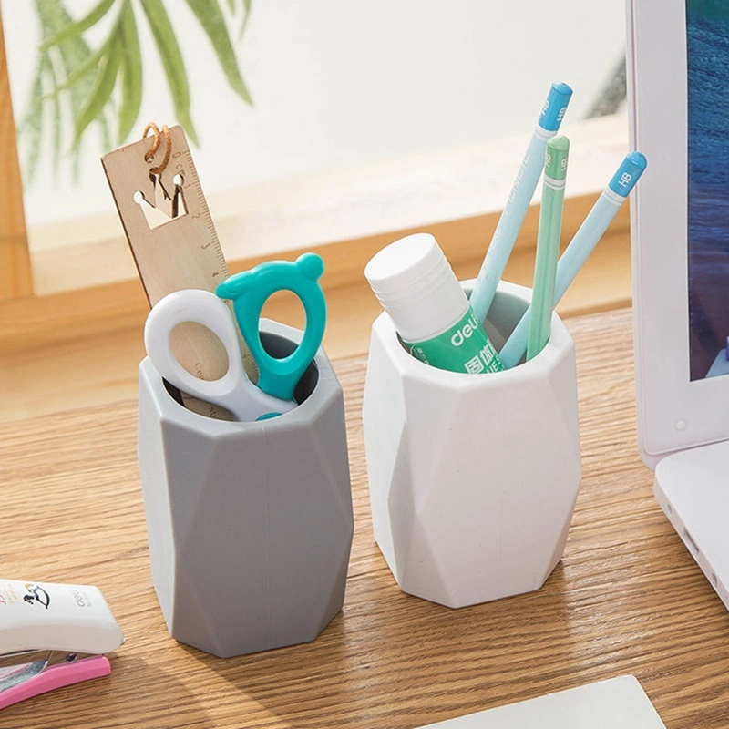 Simple Silicone Pen Holder Pencil Stand Desktop Storage Case Box