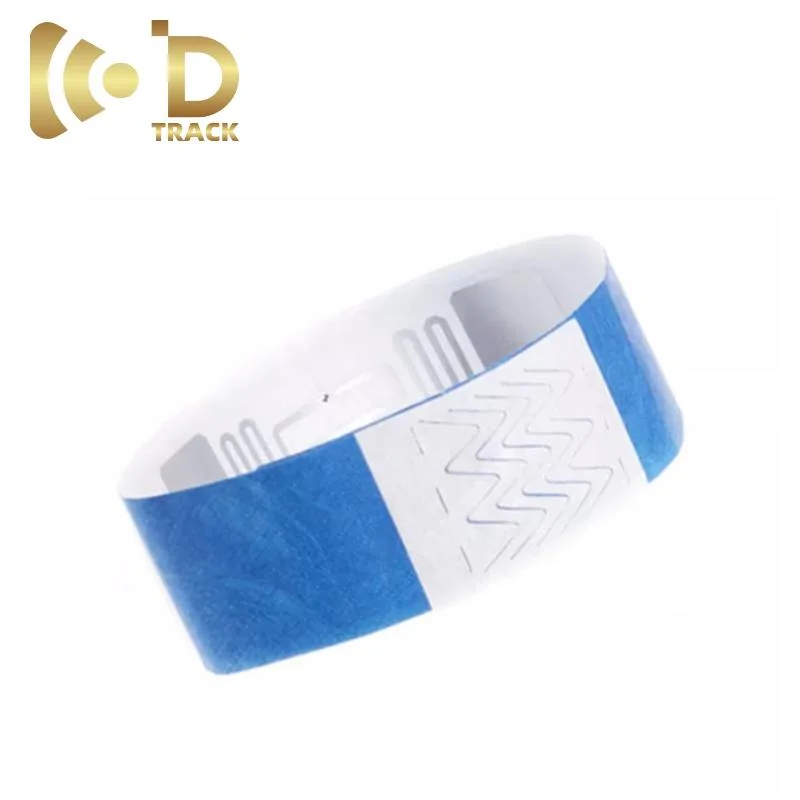 Adjustable Oval Head Watch Buckle Passive RFID Silicone Wrist Band / Bracelet 13.56MHz RFID Read and Write 125kHz Read Only