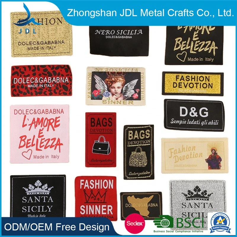 High Quality Custom Personal Design Emblem Embroidered Patches Leather PU Label with Custom Design as Decoration