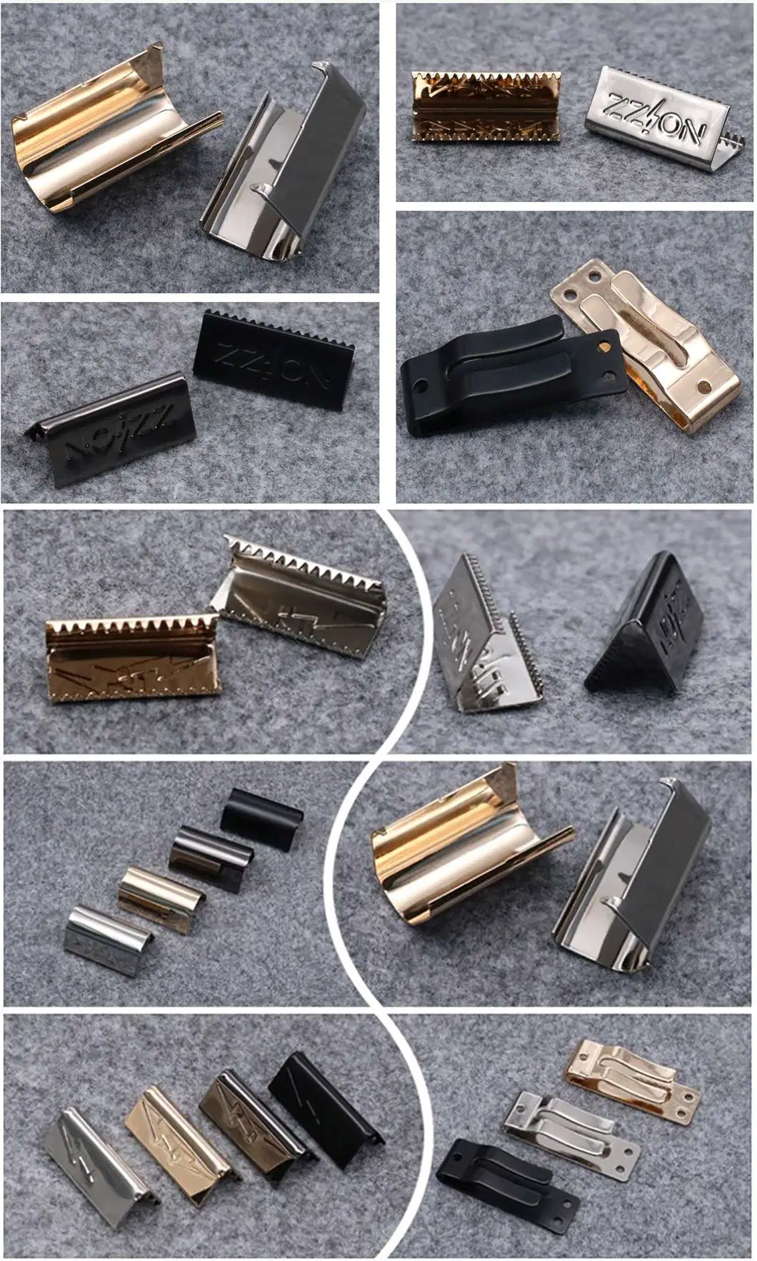 Abpf Factory Wholesales Custom Logo Brass Metal Tips Cord End