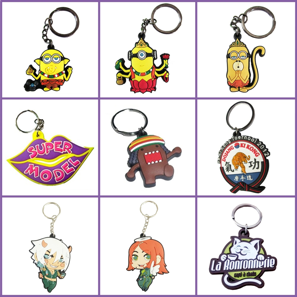 Customized Metal Keychain for Luggage Decoration and Halloween Gift Anime Keychain