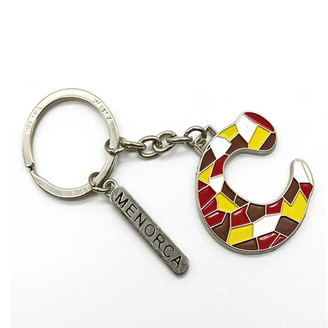 Promotional Gift Free Samples Service Custom Metal Christmas Key Chain