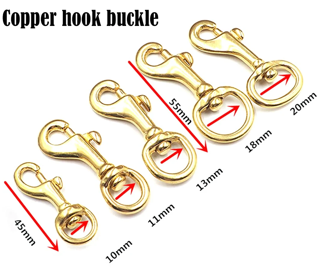 Custom Wholesale Handbag Accessory Lobster Swivel Clasp Lanyard Hook Metal Trigger Swivel Snap Hooks Black Color for Bag Strap