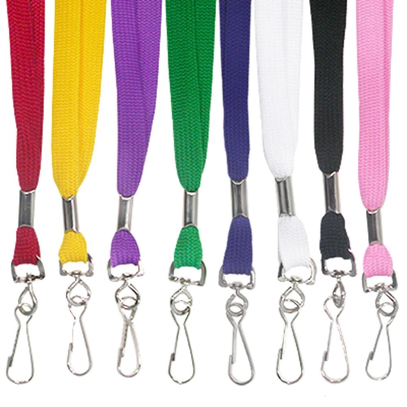 Promotional Colorful Cheap Polyester Tubular Designer Fabric Lanyard with Custom Logo