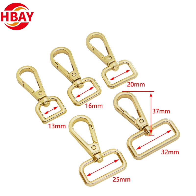 3/4 Inch Metal Handbag Swivel Spring Snap Hook for Lanyard