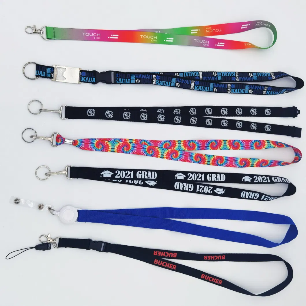 Neck Lanyard with Opener, Keyring Lanyard, Bottle Opener Lanyard, Durable Polyester Lanyard