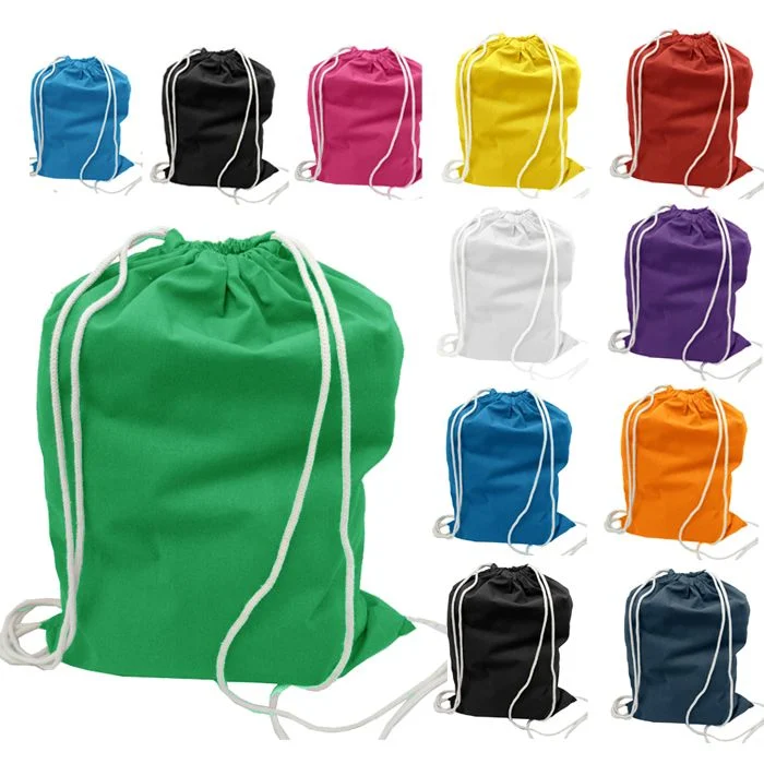 Factory Price Custom Polyester Drawstring Backpack with Custom Logo