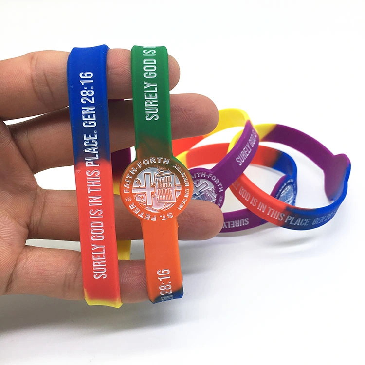 Custom Wholesales Hot Selling Silicone Bracelet with Design Logo Low Energy Wristband