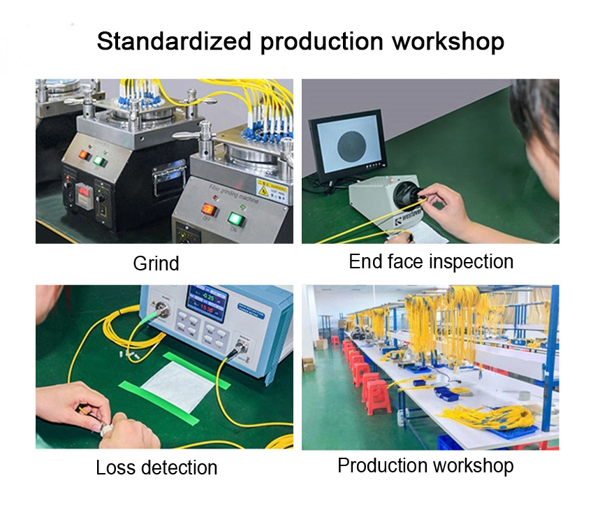 FTTH mm Sc/LC LSZH PVC Material Sheath Optical Fiber Patch Cord