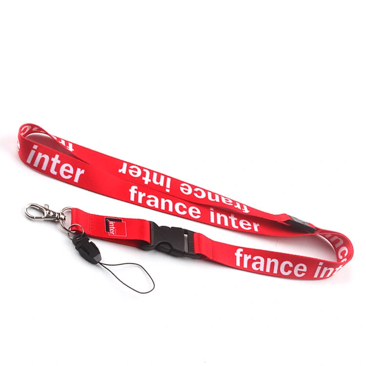 ID Card Badge Holder Polyester Custom Lanyard with Bottle Opener