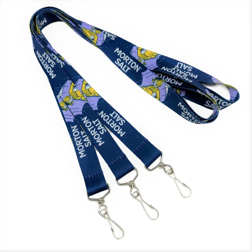 Cheap Polyester Keychain Lanyard, Promotional Gift ID Badge Roundpolyester Lanyard