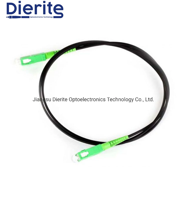 LSZH Outer Jacket Material Self Supported Pre-Terminated FTTH Outdoor Sc APC Drop Fiber Patch Cord