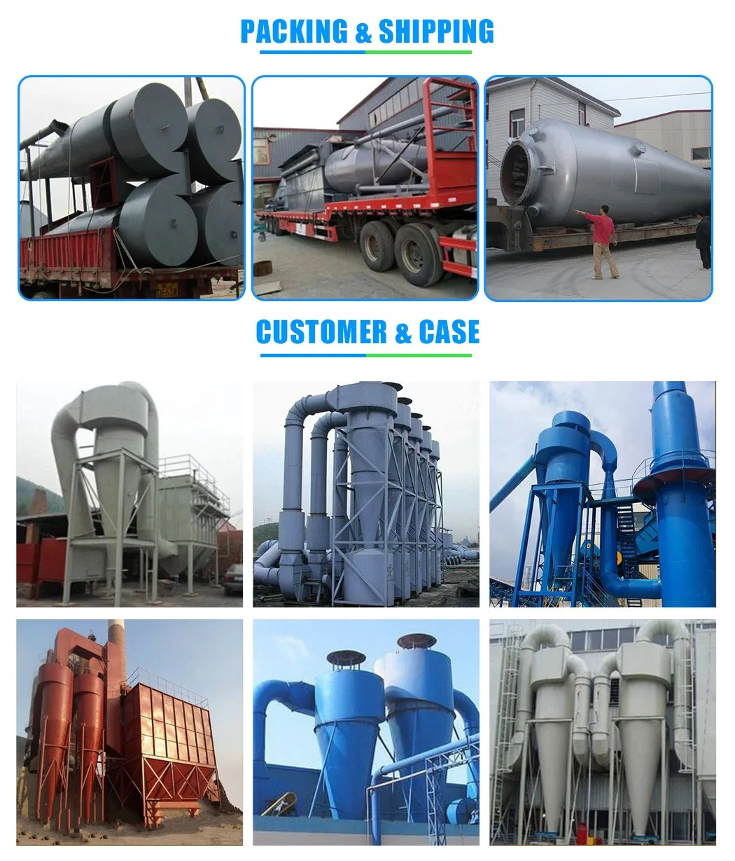 High Quality with Competitive Price Industrial Cyclone Dust Collector for Sale