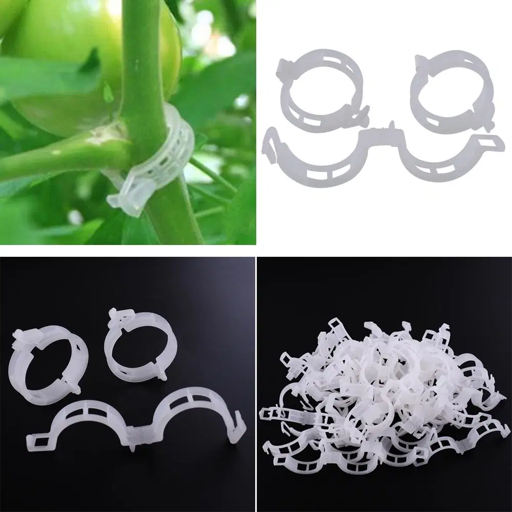 Plant Support Clips Vine Garden Vegetables 23mm for Types Plants*Hanging Plastic