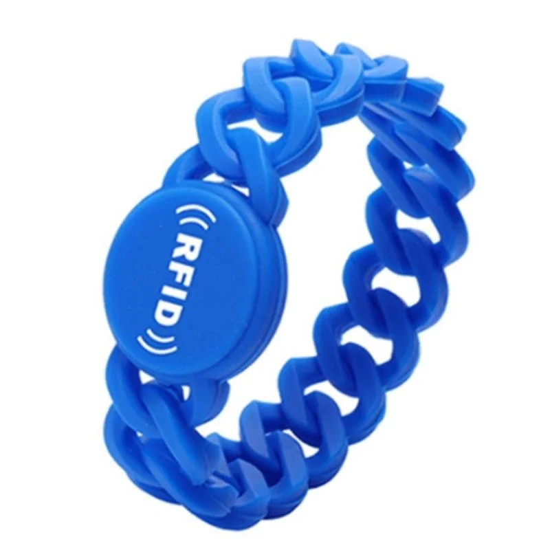 Waterproof Chain Band Silicone RFID Wristband NFC Bracelets Wristbands for Event