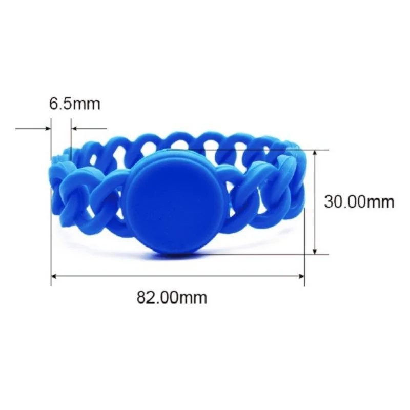 Waterproof Chain Band Silicone RFID Wristband NFC Bracelets Wristbands for Event