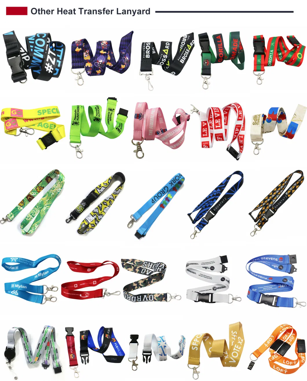 Promotional Gift Items Cute Lanyards