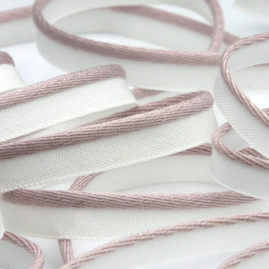 Factory Supply Custom Polyester Webbing Strap Piping Cord for Clothing