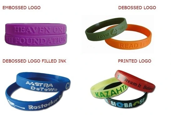 Promotional Gift Colorful Rubber Snap Wristband Custom Wrist Band Silicone Slap Bracelet